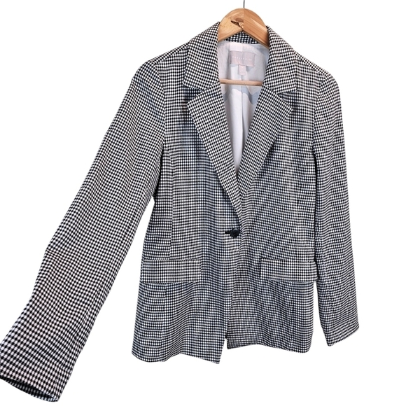 Chelsea28 Houndstooth Blazer Medium Tailored Fit Academia Professional Office - Picture 7 of 14